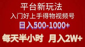 (10430期)2024年 平台新玩法 小白易上手 《得物》 短视频搬运,有手就行,副业日…-淘金有道