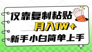 (10461期)仅靠复制粘贴,被动收益,轻松月入1w+,新手小白秒上手,互联网风口项目-淘金有道