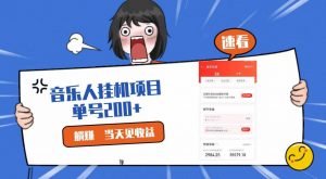 2024最新网易云梯计划网页版,单机日入200+,听歌月入5000+-淘金有道