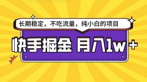 快手超容易变现思路,小白在家也能轻松月入1w+-淘金有道