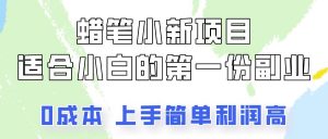 蜡笔小新项目拆解,0投入,0成本,小白一个月也能多赚3000+-淘金有道